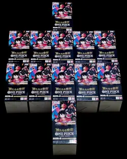 Bandai One Piece Card Game The Four Emperors OP-09 Booster Japanese 12 Open Box - Image 3