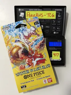 (HEAVY)🔥One Piece Adventure On Kami’s Island OP15-EB04 Sleeved Booster Pack - Image 1
