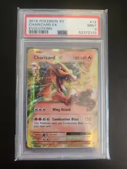 2016 Pokemon XY Evolutions Charizard EX #12/108 PSA 9 MINT - Image 1
