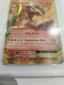 2016 POKEMON XY EVOLUTIONS CHARIZARD EX HOLO PSA 9 MINT #12/108 - Image 4