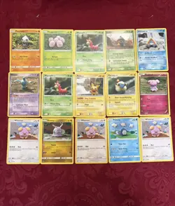 Lot of 15 Yuka Morii and Asako Ito Pokemon TCG Cards LP/MP US Seller, Pichu! - Image 1