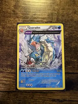 Pokemon Gyarados Holo Rare Θ Double Stage 1 130 HP Card 21/98 XY Ancient Origins - Image 1