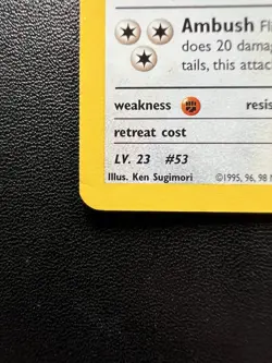 Giovanni’s Persian Holo Rare 8/132 2000 Gym Challenge Pokemon Card LP - Image 5