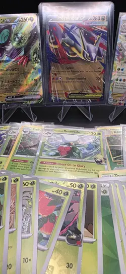 Pokemon Grass Type Card Lot 48 Cards Mixed Language ENG/JP/KR Collectors - Image 1