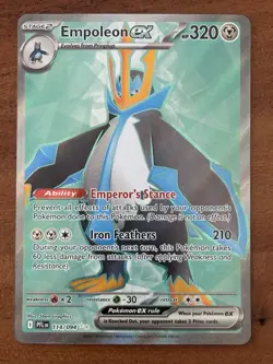 Pokemon TCG Empoleon Ex 114/094 Phantasmal Flames Ultra Rare NM Card - Image 1