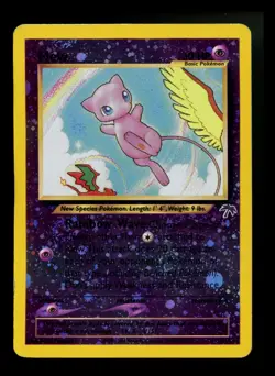 Mew 1/18 Southern Islands 2001 Holo Rare SWIRL WOTC Pokemon Card TCG - Image 1