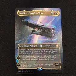 Inspirit, Flagship Vessel Borderless - EOC 0002 - NM - MTG Magic - Image 1