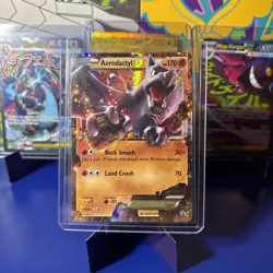 Pokemon TCG Aerodactyl EX Black Star Promo XY97 Ultra Holo Promo Card - LP - Image 1