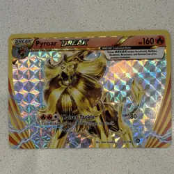 Pokemon Pyroar BREAK Full Art Rare Holo 24/114 XY Steam Siege 160HP TCG Card - Image 1