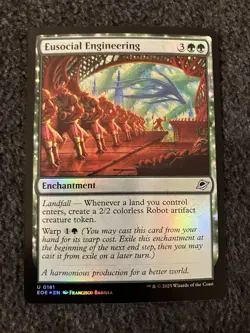 Magic The Gathering MTG - Eusocial Engineering Foil - EOE - Image 1