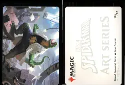 Lizard, Connors's Curse Art Card 18 Art Series: Marvel's Spider-Man MTG NM - Image 3