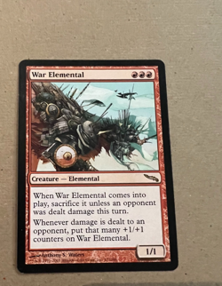 War Elemental - Mirrodin - MTG - Magic the Gathering - Image 1