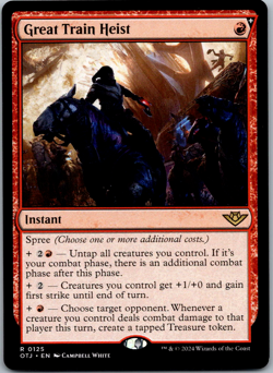 Great Train Heist Outlaws of Thunder Junction NM - Image 1