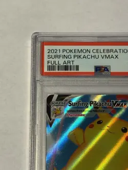 2021 POKEMON CELEBRATIONS #009 SURFING PIKACHU VMAX GEM MINT PSA 10 - Image 2