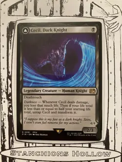 MTG Cecil, Dark Knight - FINAL FANTASY (FIN) Rare #0091 - Image 1