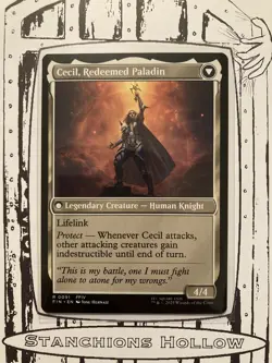 MTG Cecil, Dark Knight - FINAL FANTASY (FIN) Rare #0091 - Image 2