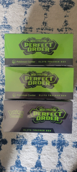 3 Boxes Pokemon Center Mega Evolution Perfect Order Elite Trainer Box Zygarde - Image 4