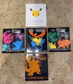 10 Pokemon Players Guide x2 Evolving Skies x1 Hidden Fates x1 Champions Path - Image 1