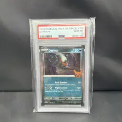 Pokemon TCG Darkrai Trick Or Trade PSA 10 - Image 1
