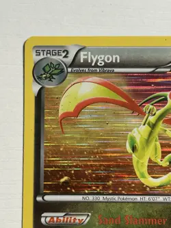 Pokemon Boundaries Crossed Flygon 99/149 Holo Rare LP - Image 2
