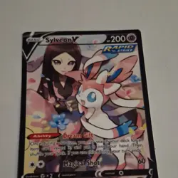 Pokemon Sylveon V TG14/TG30 Ultra Rare 200 HP Rapid Strike Brilliant Stars - Image 1