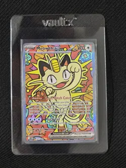 Meowth EX 121/088 Special Illustration Rare Perfect Order SIR Pokemon TCG MINT - Image 1