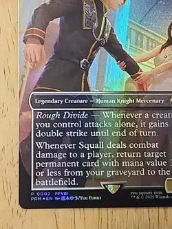 MTG Squall SeeD Mercenary Standard Showdown Promo Borderless FOIL Final Fantasy - Image 4