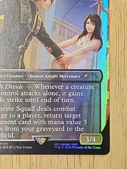 MTG Squall SeeD Mercenary Standard Showdown Promo Borderless FOIL Final Fantasy - Image 5