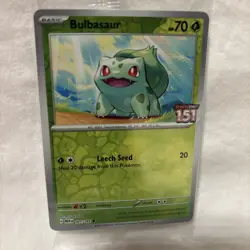 Bulbasaur Pokemon TCG Scarlet & Violet 151 Best Buy Stamped Promo Sealed 001/165 - Image 5
