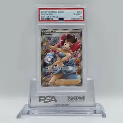 2021 Pokemon SWSH Battle Styles #161 Full Art Phoebe PSA 10 - Image 1