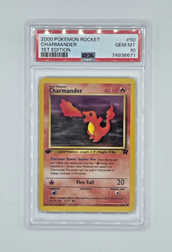 Pokemon Team Rocket's Charmander - First Edition - PSA 10 - Image 1