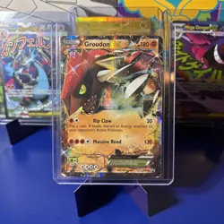 Pokemon TCG Groudon-EX XY Black Star Promos XY42 Holo Promo - Image 1