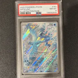 Pokemon Articuno Illustration Rare Holo Sv09 Journey Together 161/159 PSA 8 - Image 1
