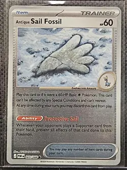 Sail Fossil Amaura & Aurorus Reverse Holo Pokemon TCG: Perfect Order English NM - Image 3