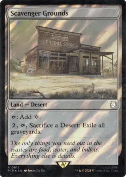 MTG - Scavenger Grounds - PIP - R - Surge Foil - 815 NM Magic Card - Image 1
