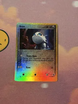 LP Pokemon TCG Aron EX Ruby and Sapphire 49/109 Reverse Holo Common - Image 1