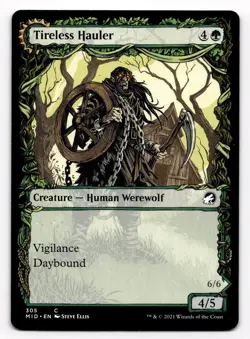 Tireless Hauler Dire-Strain Brawler - Innistrad: Midnight Hunt MTG 305 (C) - Image 1