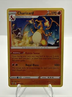Charizard 025/185 2020 Pokemon TCG Normal Vivid Voltage NM - Image 1
