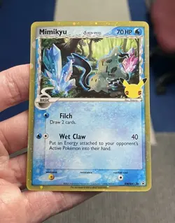 Mimikyu SWSH136 Pokemon Celebrations 25th Anniversary Black Star Promo NM - Image 1