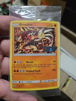 Groudon 81/168 Sealed Legendary Pokemon Sealed PROMO POKEMON - Image 1