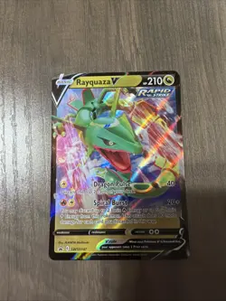 Rayquaza V SWSH147 Black Star Promo Ultra Rare Pokemon TCG NM/MINT - Image 1