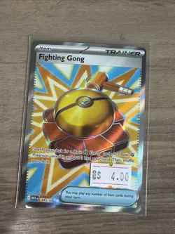 Fighting Gong 168/132 Ultra Rare Mega Evolution Pokemon TCG Mint NM - Image 1