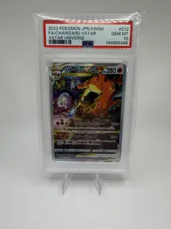 2022 Pokemon Japanese SWSH VSTAR Universe #212 FA/Charizard VSTAR PSA 10 - Image 1