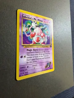 Pokemon Sabrina's Mr. Mime 59/132 Uncommon Gym Challenge NM - Image 2