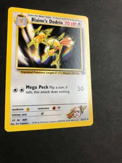 Pokemon Blaine's Dodrio 32/132 Gym Challenge NM+ (Never Played!) - Image 2