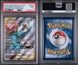 PSA 9 Celebi & Venusaur GX Tag Team Tins SM167 Black Star Promo 2019 Pokemon - Image 3