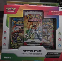 Pokemon First Partner Illustration Collection Pack. Series 1 Sealed New. - Image 1