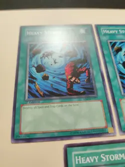 3x Heavy Storm YSD-EN027 Common 1st Edition/Unlimited LP - Image 2