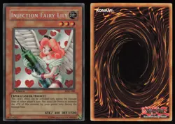 Injection Fairy Lily LOD-100 Secret Rare Legacy of Darkness 1st Edition Yu-Gi-Oh - Image 3