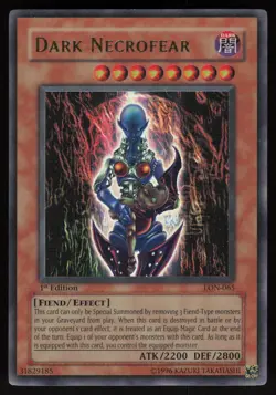 Dark Necrofear LON-065 Ultra Rare Labyrinth of Nightmare 1st Edition Yu-Gi-Oh - Image 1